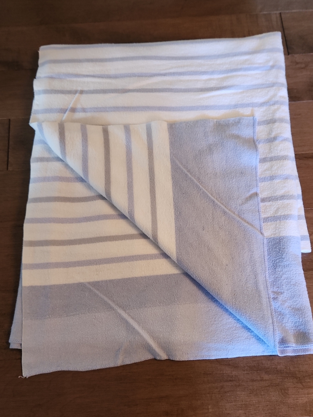 Vintage / Dominion Textile Flannel Sheet made in Canada